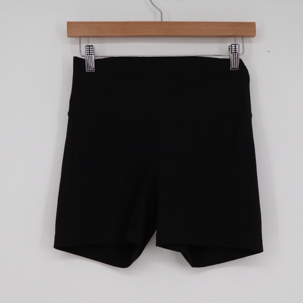 Yogalicious Lux Black High Waisted Biker Shorts Womens Large Athletic Yoga